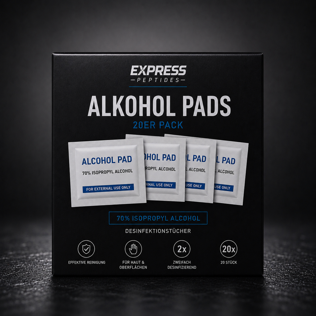 Alkohol Pads - 20 Stück